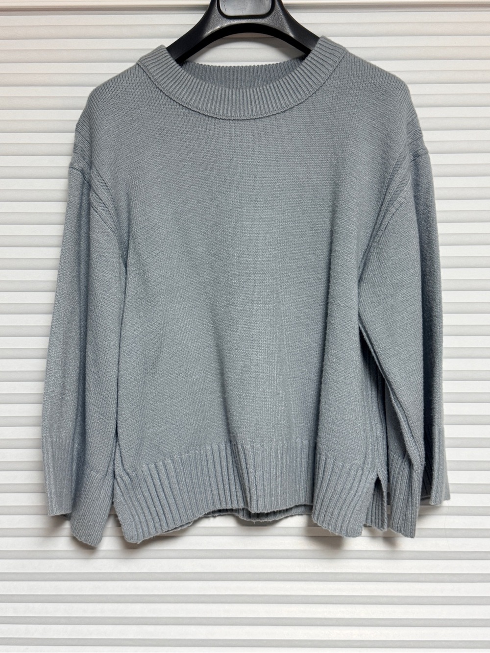 For The Republic Light Gray Crewneck Sweater